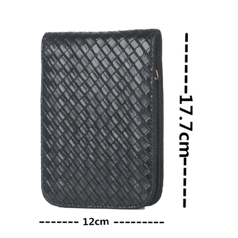 Metal Fountain Pen Case Roller Pen PU Pen Bag for Capacity 12PCS Pens Pencil Bag