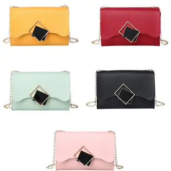 

Women PU Leather Chain Crossbody Shoulder Bag Small Handbag Satchel Purse LX9F