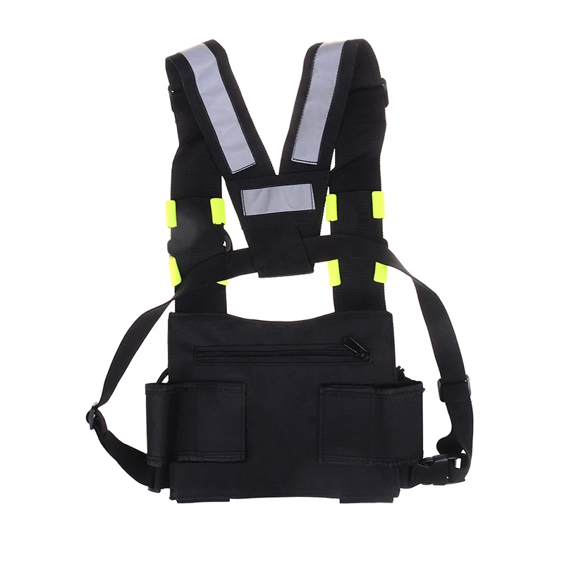 New Arrival Hands Free Nylon Two Way Radio Pouch Chest Pack Talkie Bag Carrying Case For Uv-5r 5ra