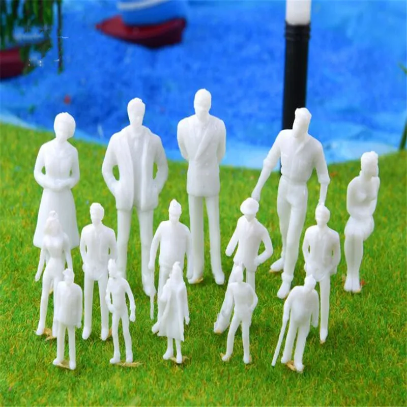 1:25-1:300 Scale 100PCS White Unpainted Architectural Model Figures People Hot Sale 3 1:25-1:300 Scale 100PCS White Unpainted Architectural Model Figures People Hot Sale 3