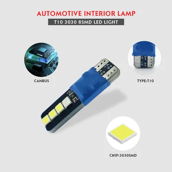 

Zarkor T10 LED Dome Light Blue to white Light So Cool Car interior Canbus Map License Plate Trunk Parking Lamp