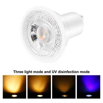 

UVC Disinfection Light With Remote Controller Timming UV LED Bulb GU10 E27 Household Ultraviolet Germicidal Bactericidal Light