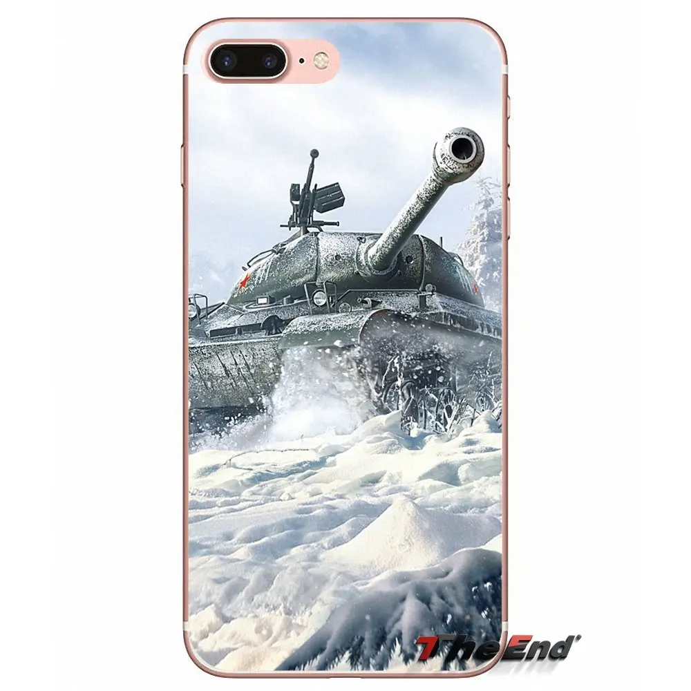 Танки огня мягкий силиконовый из ТПУ чехол для телефона Apple IPhone X 4 4S 5 5S SE 5C 6 S 7 8plus