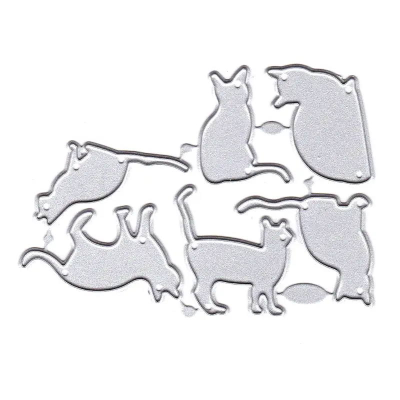 

Cute Cat Suit Metal Cutting Dies Stencil DIY Scrapbooking Album Stamp Paper