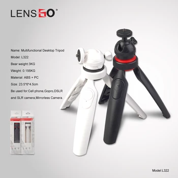 

LENSGO L322 Camera/Gopro/Smartphone Tabletop Tripod , The Mini Lightweight Tripod with Wireless Bluetooth Shutter