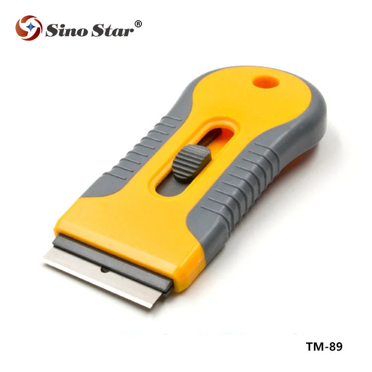 

TM-89 razor scraper with 1.5" blade blade slide in and out