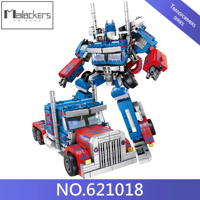 Legoing Technic Robot Transformation Series Movie Figures Optimus King Kong Super Heroes Car Model Building Blocks Children Toys