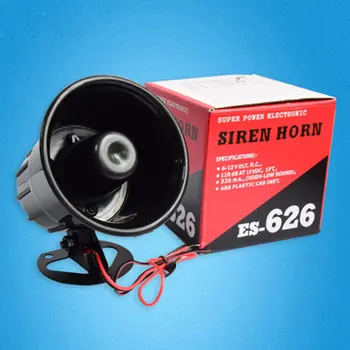 

Siren Horn Outdoor with Bracket for Home Security Protection System GSM Alarm Systems Loudly Sound Siren 12V 626 Alarm
