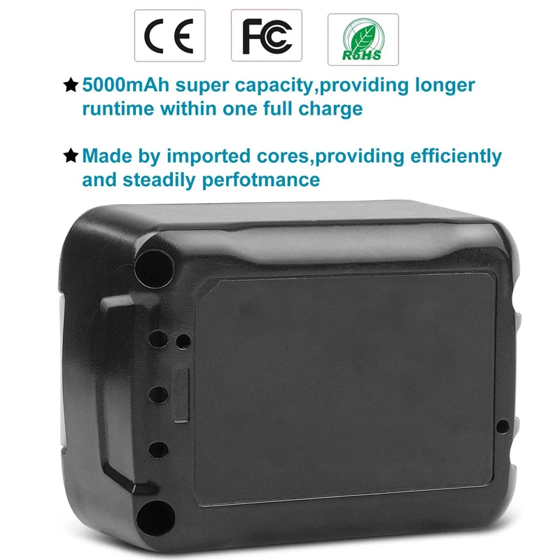 Bateria de Substituição das Baterias de Lítio-íon Bl1041b da Substituição da Bateria de 12v 6.0ah para Makita 4.0a Bl1020b Bl1021b Bl1040b Bl1041b - Image 6