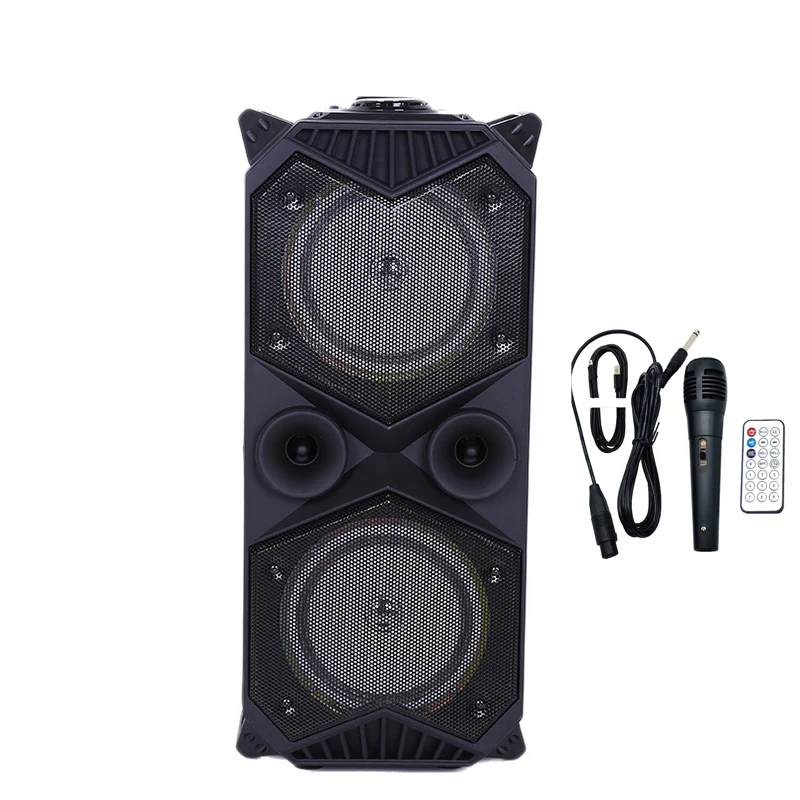 Estéreo sem Fio Leitor de Música Grande Potência Alto-falante Bluetooth Subwoofer Alto Falantes Graves Pesados Suporte Microfone Rádio fm tf - Image 6