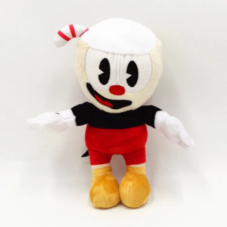 25 см Cuphead плюшевые видеоигры Mugman Boss the Devil легендарные чаши мягкие набивные куклы, игрушки для детей на день рождения рождественские подарки