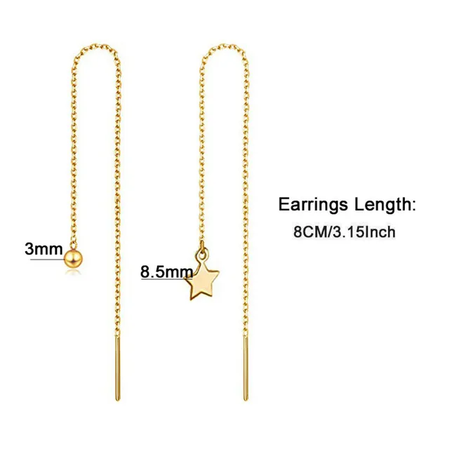 87447-7982fb.jpg MinaMaMa acier inoxydable longue chaîne mince gland boule étoile papillon goutte boucle d'oreille pour femme enfileur boucles d'oreilles bijoux de mode