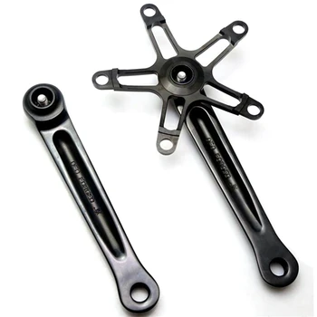 

Forged Alloy Crank Arm Length 170Mm for MTB & Road Bicycles & Brompton Folding Crankset Bike Parts-Black