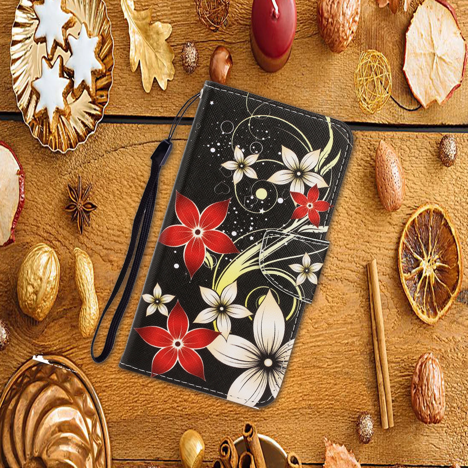 iphone 6 cardholder cases Flower Phone Case For iPhone 12 11 Pro X XS XR Max 6 6S 7 8 Plus SE 2020 Flip Leather Wallet Card Slot Back Book Cover Fundas phone cases for iphone 8