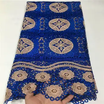 

High Quality Swiss Voile Lace In Switzerland With Stones Eyelet Holes Nigerian African Lace Fabric For Party ! ZQM61685