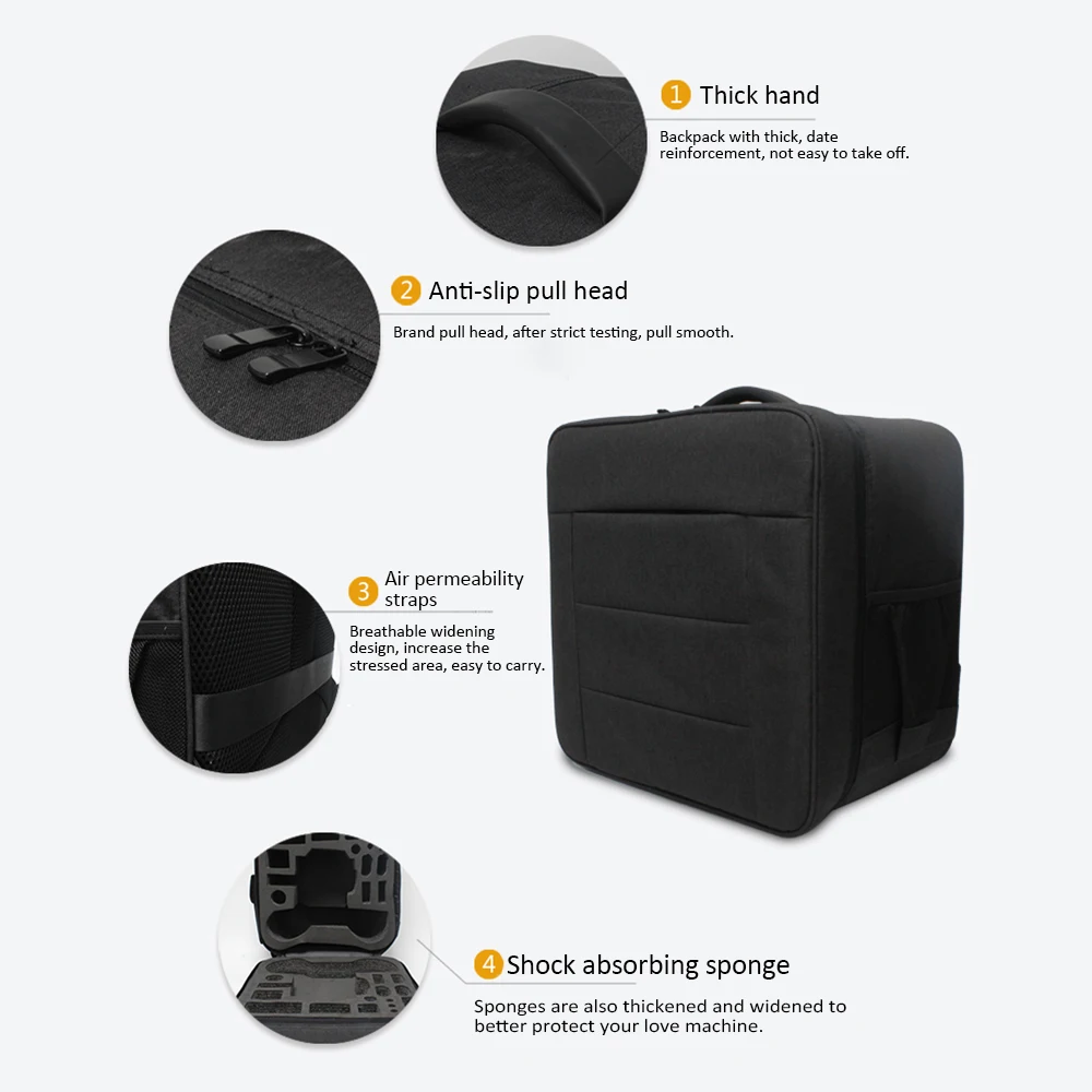 Buy WMT Waterproof Storage Bag For Mavic Mini Pearl Cotton Patch EPX Ant Cloth Storage Bag For RoboMasterS1 Mavic Mini Drone Accessories 