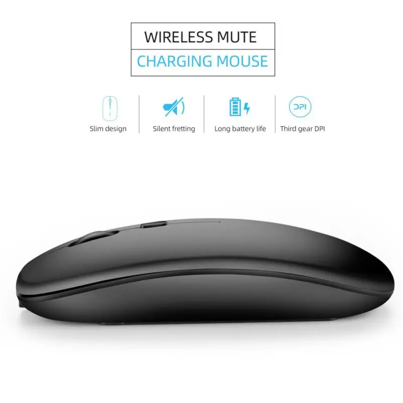 Новинка, Bluetooth, 2,4G, Двухрежимная беспроводная мышь, прочная, удобная, для ноутбука, ПК, игровые мыши для ноутбука, игровой плеер