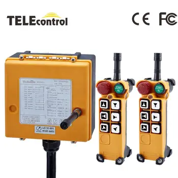 

Industrial Remote Controller Switches F26-C3 Hoist Crane Control 6 double speed buttons Lift Crane 2 transmitters 1 receiver