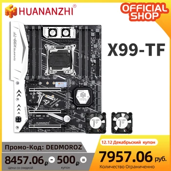 شراءHUANANZHI X99 TF اللوحة إنتل سيون E5 LGA2011-3 جميع سلسلة دعم DDR3 و DDR4 RECC NON-ECC الذاكرة NVME USB3.0 ATX الخادم