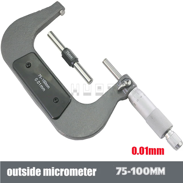 Description Picture 5 of itemOutside Spiral Micrometer 0-25mm/ 25-50mm/ 50-75mm/ 75-100mm /125-150mm Accuracy 0.01mm Gauge Vernier Caliper Measuring Tools