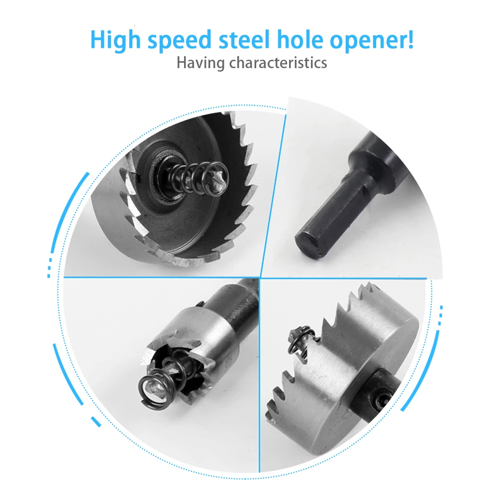 5PCS Carbide Tip HSS Drill Bit Hole Saw Stainless Steel Metal Alloy Drill Bit Steel Saw Tip Drill Bit Hole Cutter Tool for Wood 5PCS Carbide Tip HSS Drill Bit Hole Saw Stainless Steel Metal Alloy Drill Bit Steel Saw Tip Drill Bit Hole Cutter Tool for Wood