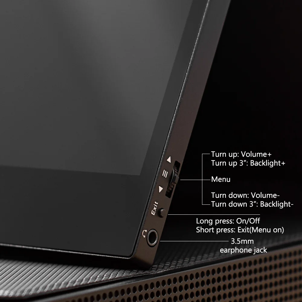 Портативный сенсорный монитор 13 3 дюйма 4K для смартфона PS4 XBOX ноутбука HDR10 HDMI USB Type C