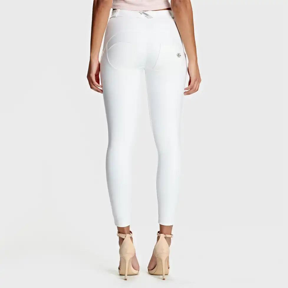White wet look pants Clearance