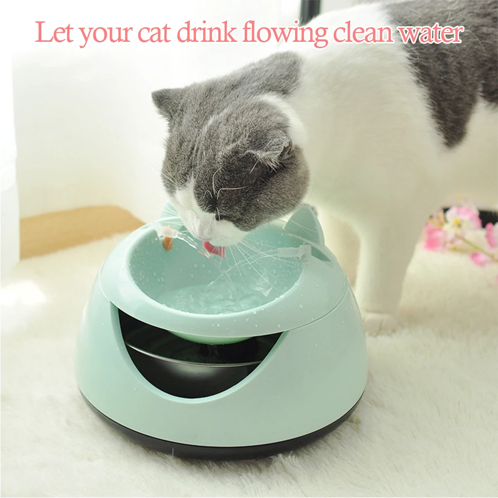 

1.5L Luminous Pet Cat Water Fountain For Cats Dogs Automatic Pet Cat Feeder Cat Drinking Bowl Cat Water Dispenser Pet Products