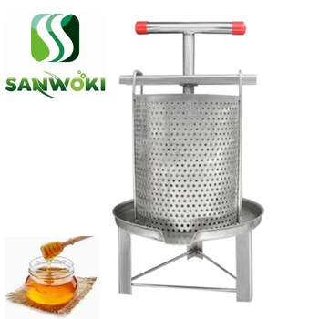 

beeswax pressing machine Bee Wax squeezer Machine honey Beeswax separator Beekeeping tool Manual Mesh Honey Wax Press Machine