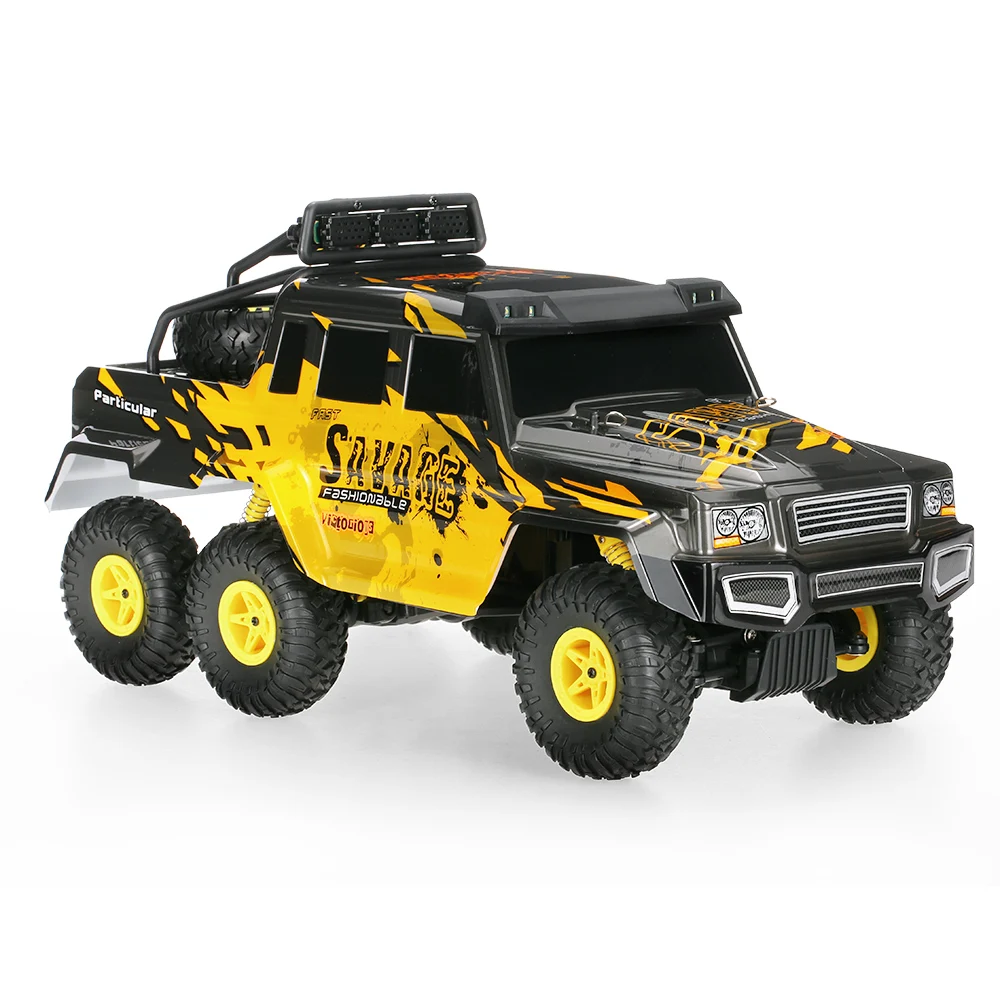 Радиоуправляемая машина 2,4G 4CH Rock Crawlers RTR водительская машина Три мотора привод Bigfoot автомобиль крутая светодиодная модель автомобиля игрушка для детей Подарки Дрифт автомобили