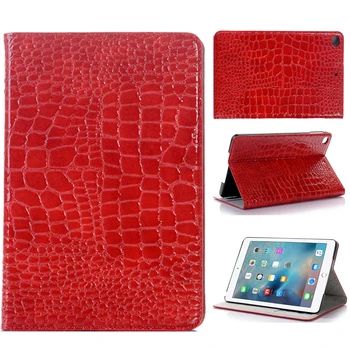 

New Luxury Crocodile Flip Coque For iPad 2 3 4 Case A1430 A1458 PU Leather Card Slot Stand Funda For iPad 2 iPad 3 iPad 4 Cover