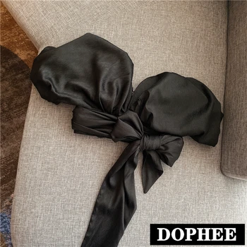 

2020 Spring New Celebrity Women's High Waist Short Cropped Tops Sexy Short Sleeve Slim Satin Shirts Blouses