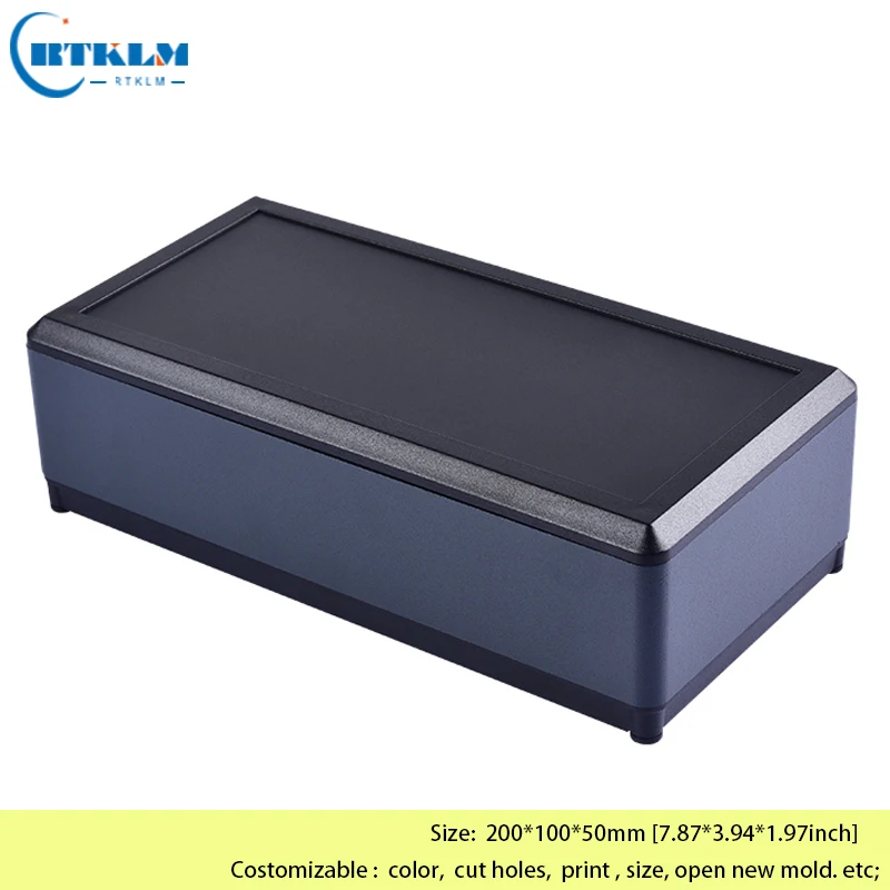 Aluminium enclosure junction box DIY box for electronic project aluminum amplifier enclosure instrument enclosure 200*100*50mm
