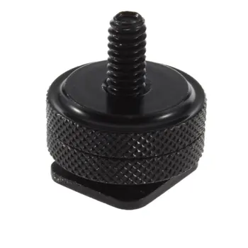 

1Pcs High Quality 1/4"-20 Tripod Screw to Flash Hot Shoe Adapter Wholesale