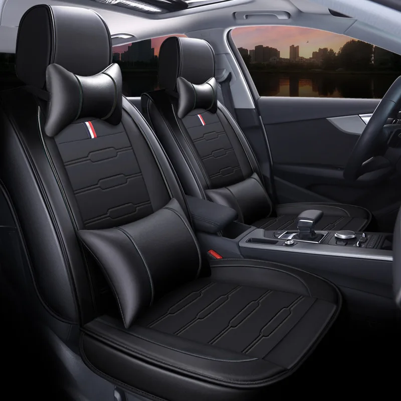 

2021 New Custom Leather Four Seasons For HUMMER H2 H3 Car Seat Cover Cushion