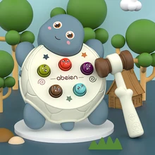 Jouet électrique Montessori pour bébé, jeu de musique, Machine de jeu whack a taupe, jouet éducatif pour enfants