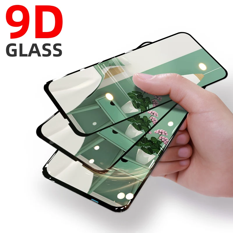 9D закаленное стекло для Huawei Y9S Y6S Y9 Prime Y7 Y6 Y5 2019 полное покрытие защита экрана на 2020