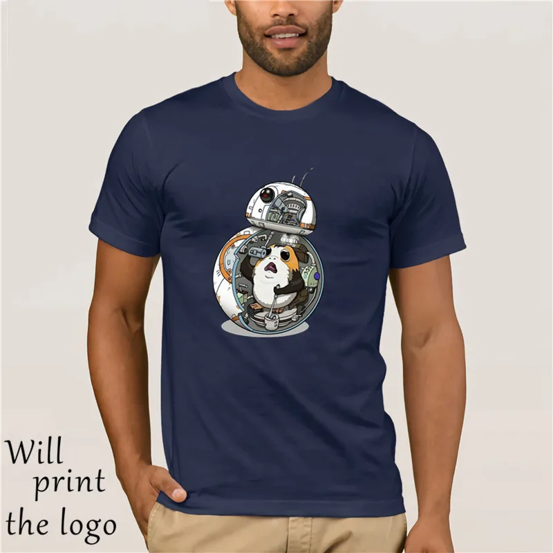 Футболка L'ultimo Звездные войны джедая &quotпорг&quot BB-8 футболка дивертент