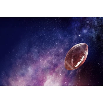 

American Football Field Stadium Soccer Newborn Baby Shower Boy Birthday Backdrop Vinyl Starry Sky Photography Background Shoot
