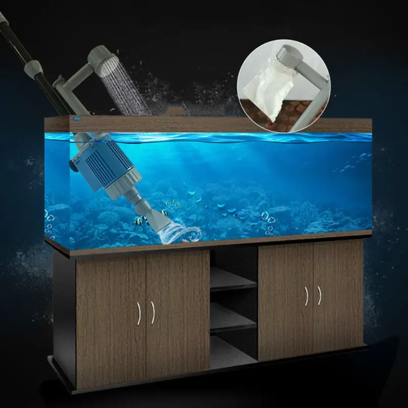 220V 28W аквариума ЕС электрический водяной смены воды в аквариуме качественное чистящее средство N1HA