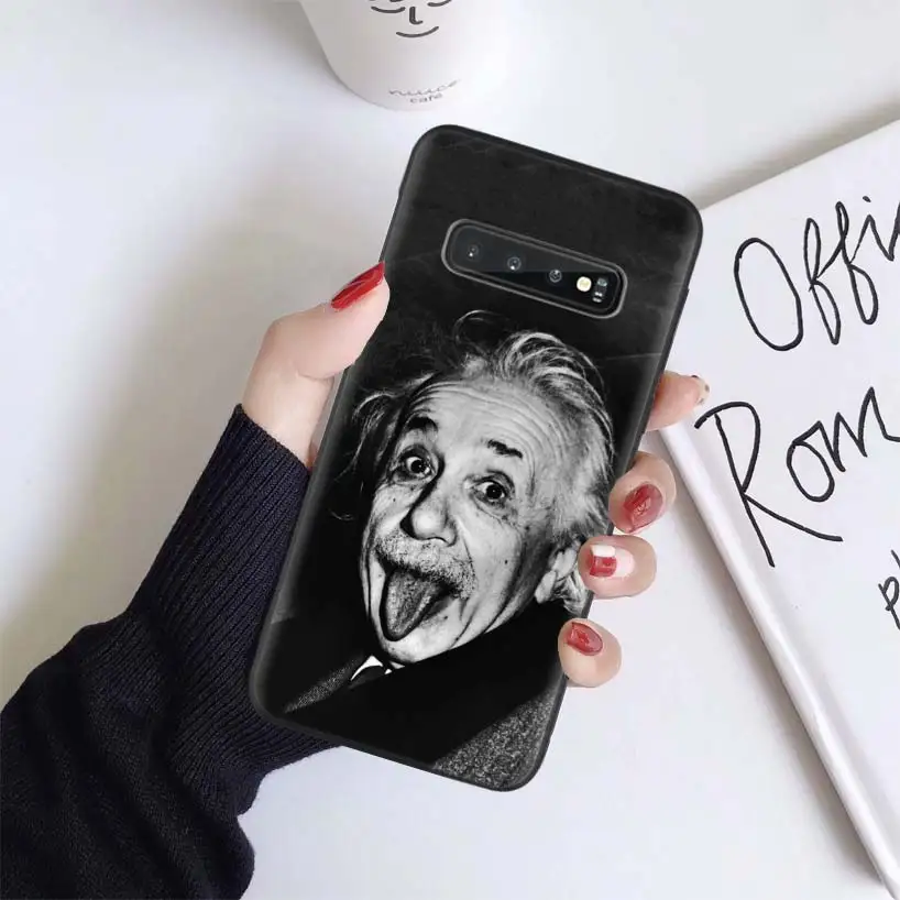 Einstein formula Math Chem Case for Samsung Galaxy S10 Plus Lite Note 10 9 8 S9 3