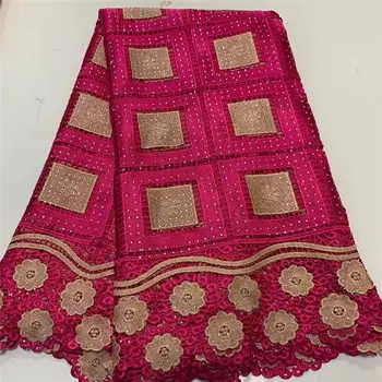 

Black High Quality African Lace Fabric With Stones French Net Embroidery Cord Lace Fabrics For Wedding Party Dress NLY4-1