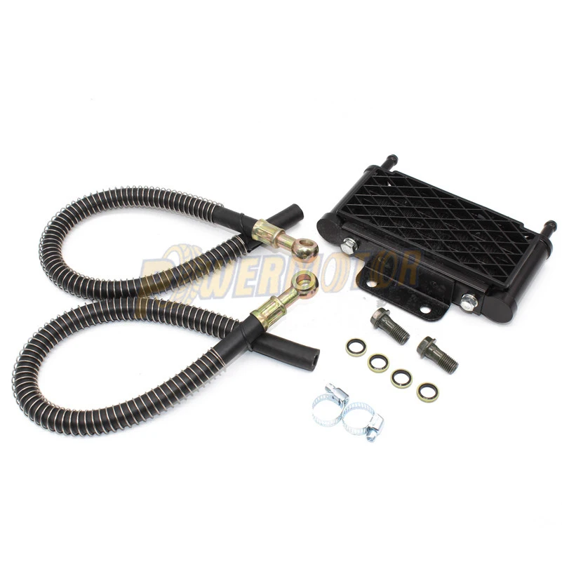 Motor Oil Cooling Cooler Radiator for Motorcycle KAYO APOLLO 50 70 90 110 125 Horizontal Engine Monkey Bike Chinese Dirt Pit ATV