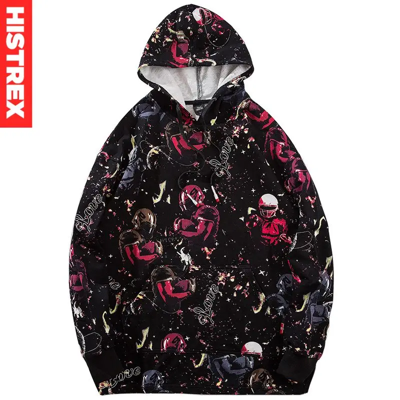 2019 толстовки в стиле хип-хоп толстовка американский футбол звезда иллюзия
