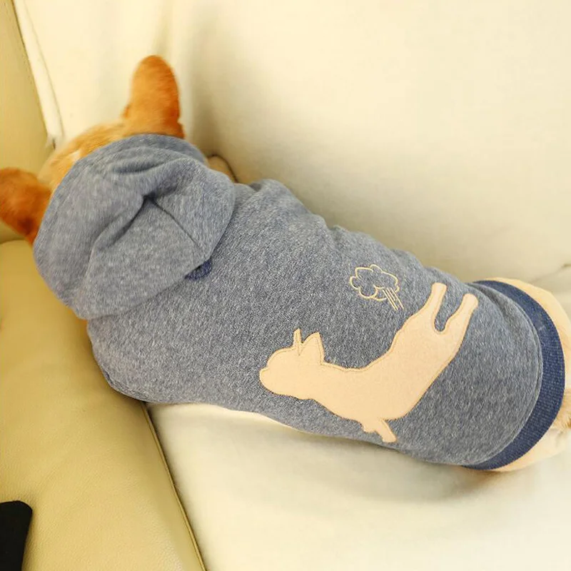 Petcircle/модные толстовки для собак; теплая одежда для собак на осень и зиму; хлопковая куртка; Одежда для маленьких и средних французских бульдогов; одежда для домашних животных; S-XXL