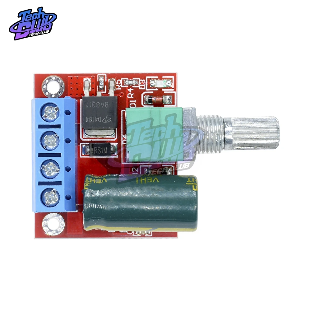 Mini 5A 90W PWM 12V DC Motor Speed Controller Module DC-DC 4.5V-35V Adjustable Speed Regulator Control Governor Switch 24V