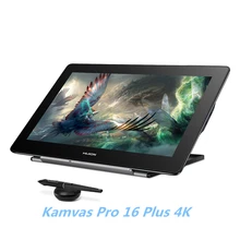 HUION Display per Tablet grafico Kamvas Pro 16 Plus 4K da 15.6 pollici con UHD 145% sRGB 8192 livelli penna senza batteria e funzione di inclinazione