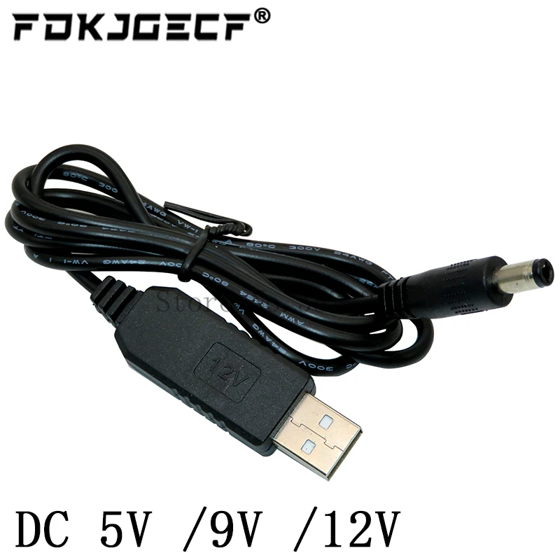 Usb Power Boost Line Dc 5V A Dc 9V / 12V Step Up Module Cavo Adattatore Convertitore Usb Spina 2.1X5.5Mm