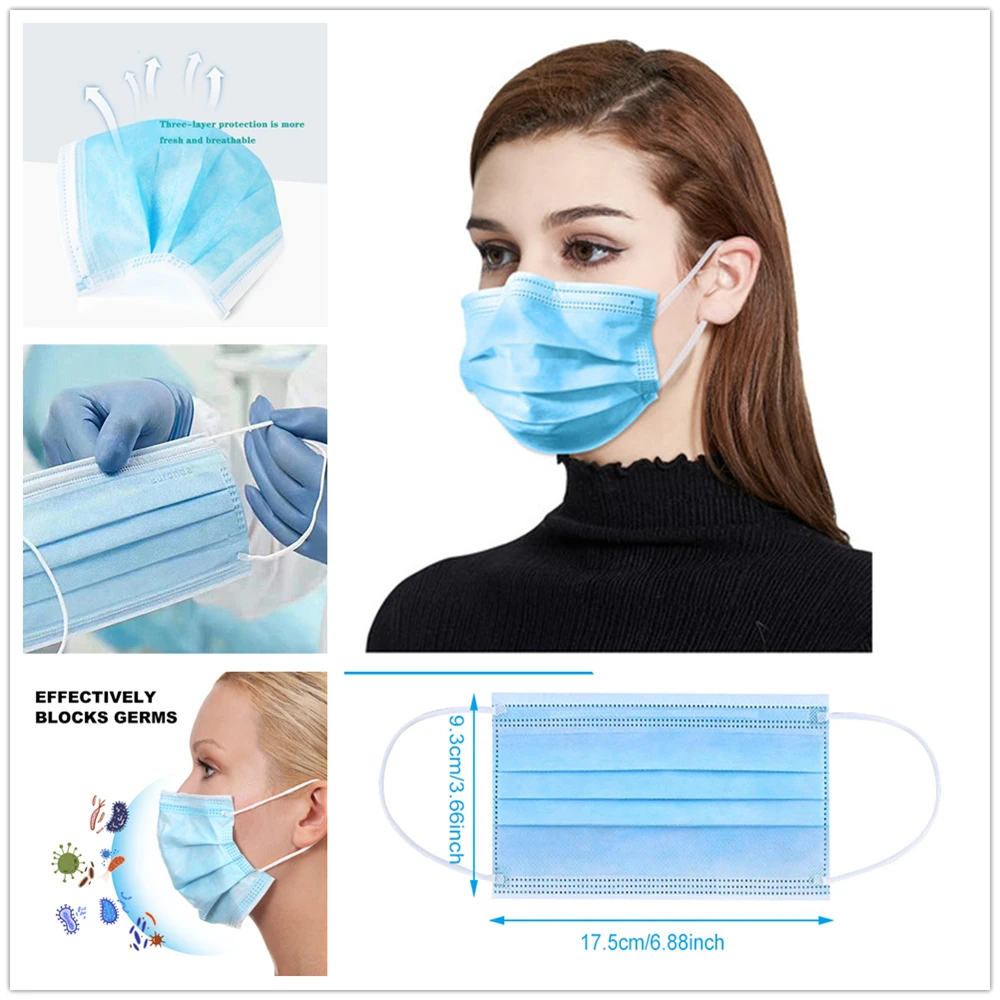 

Face mask Fast Shipping Masks for Prevent infection Beauty Professional 50Pcs