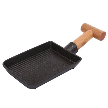 

1 Set Alloy Frying Plate Chic Steak Frying Plate for Home Kitchen Camping Steak